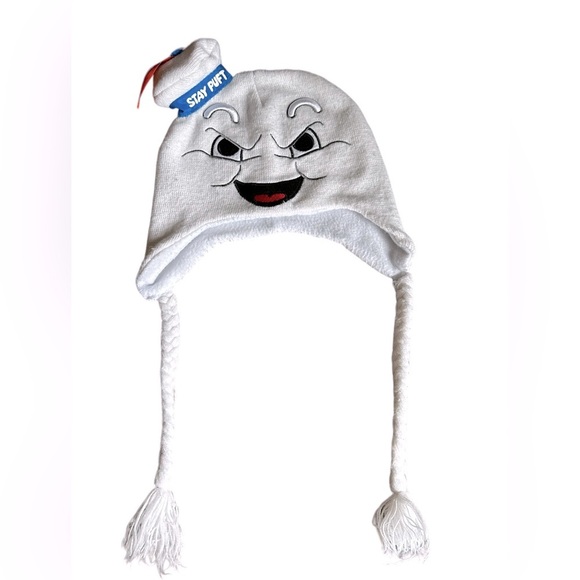 Ghostbusters Stay Puft Kids Winter Hat - Picture 2 of 6